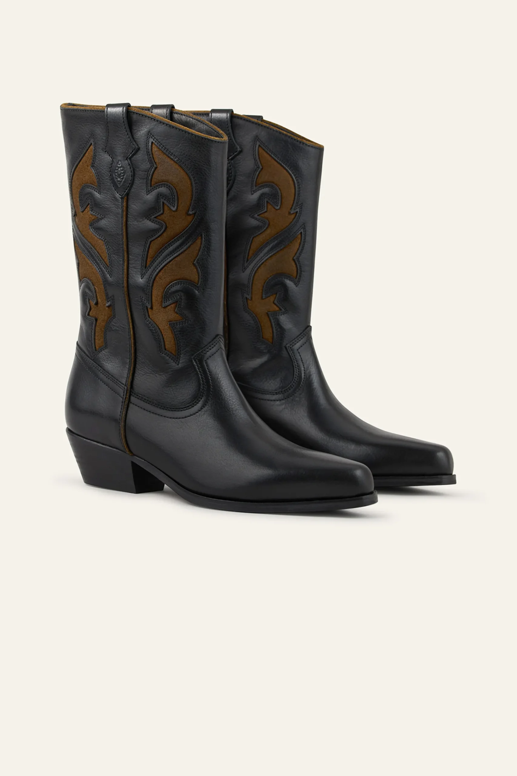 CURTIS botas santiags de cuero