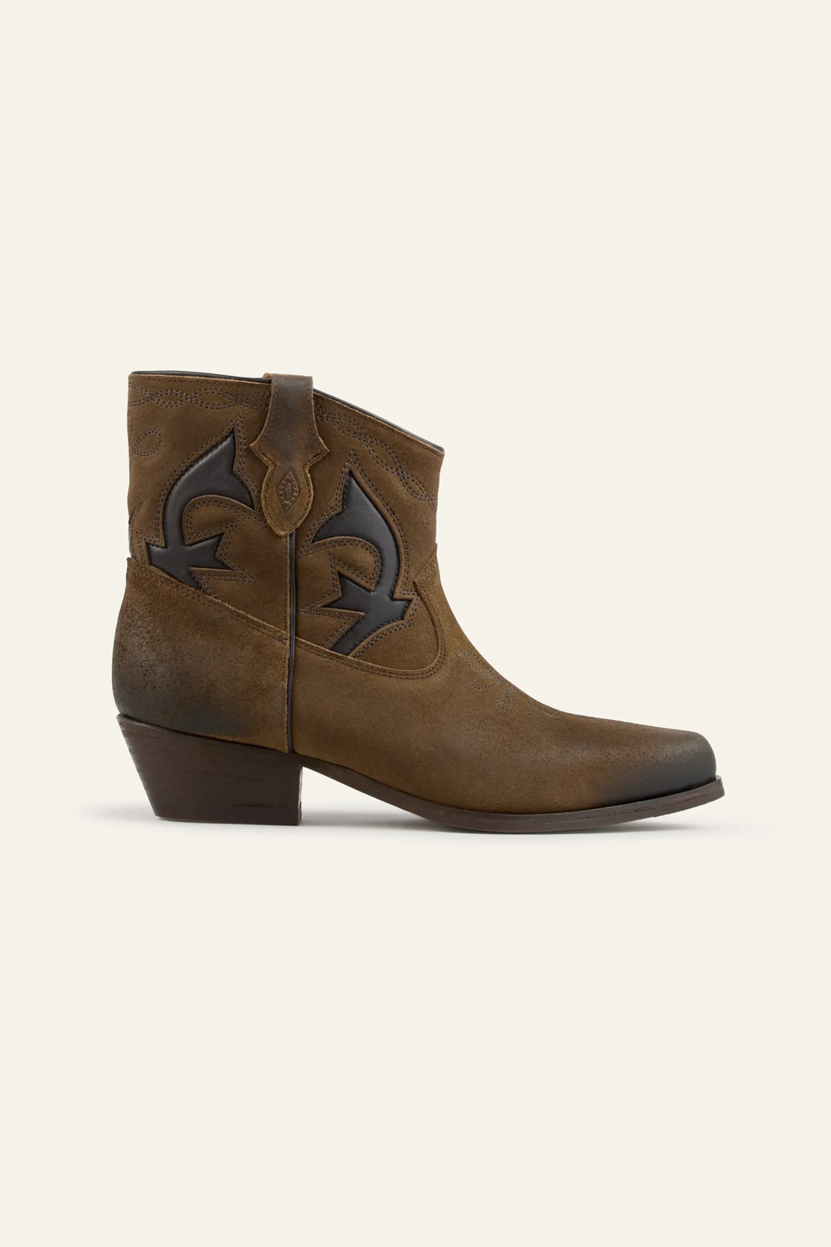 CURTIS botines santiags de ante
