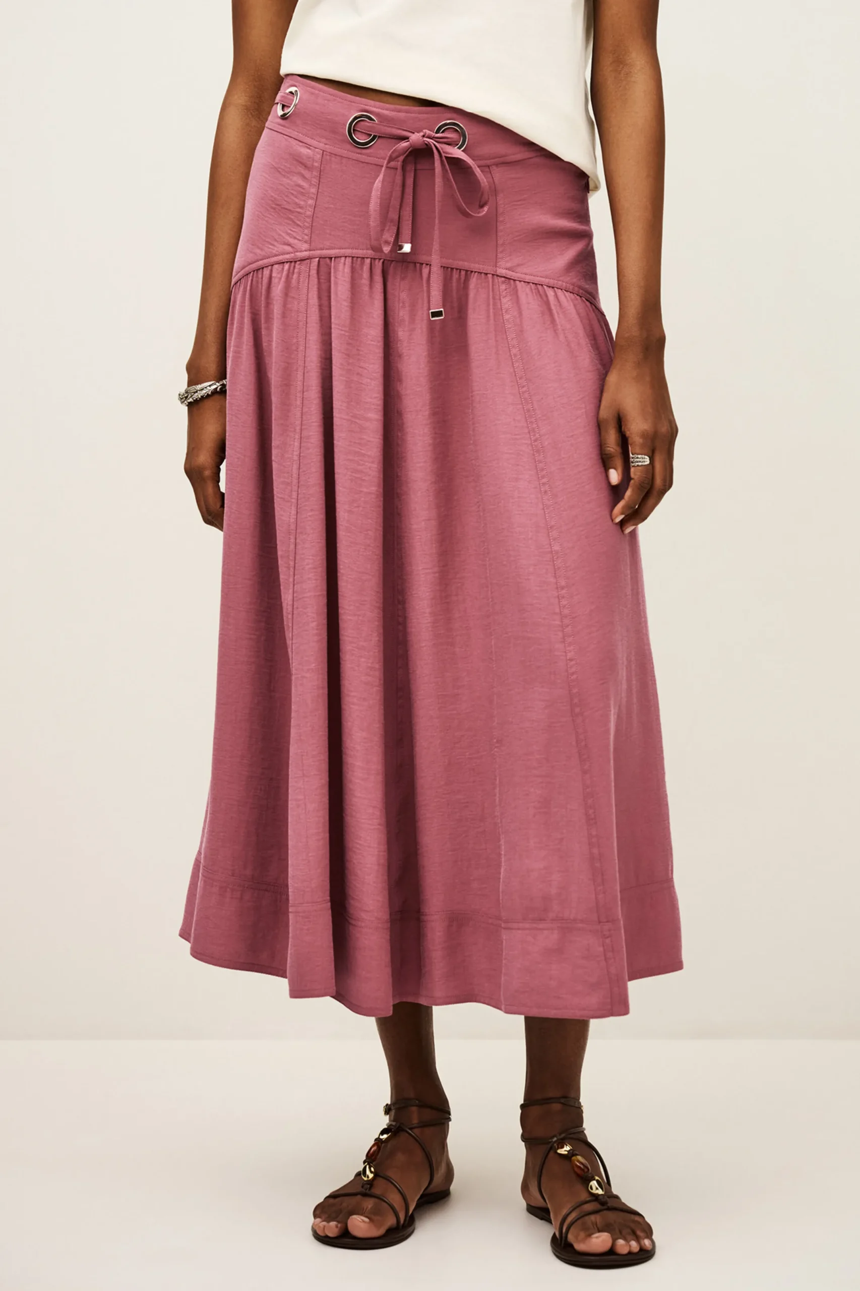 DONIA falda midi