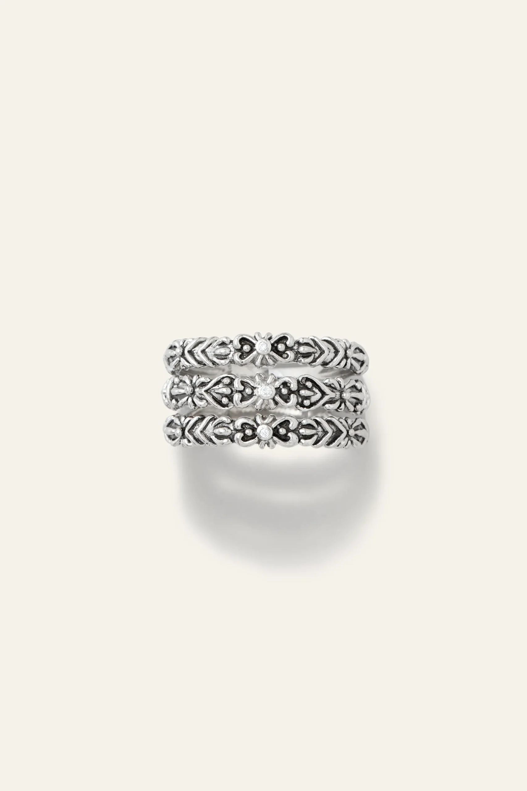 PRINCE anillo de aro con circonita