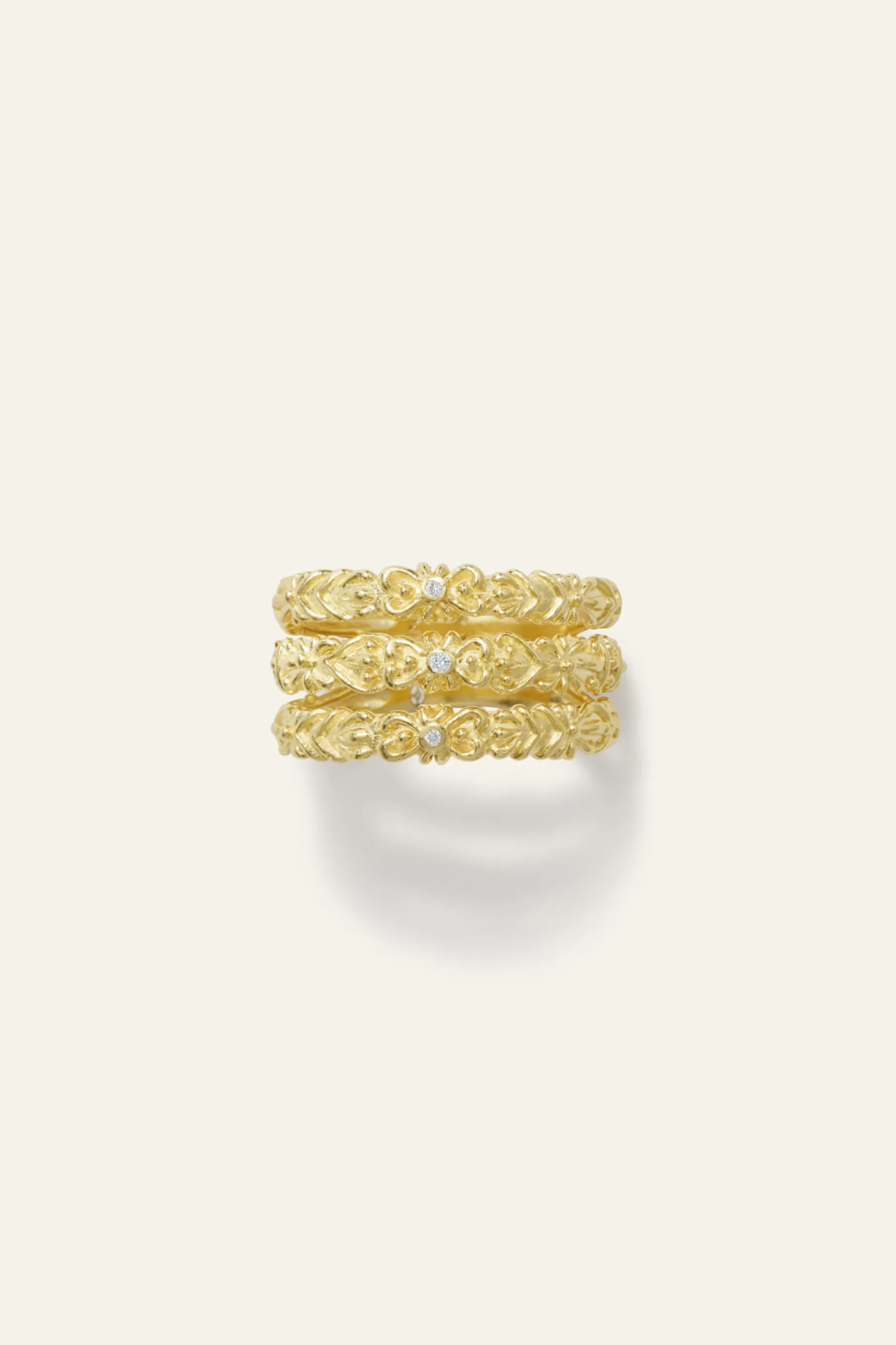 PRINCE anillo de aro con circonita